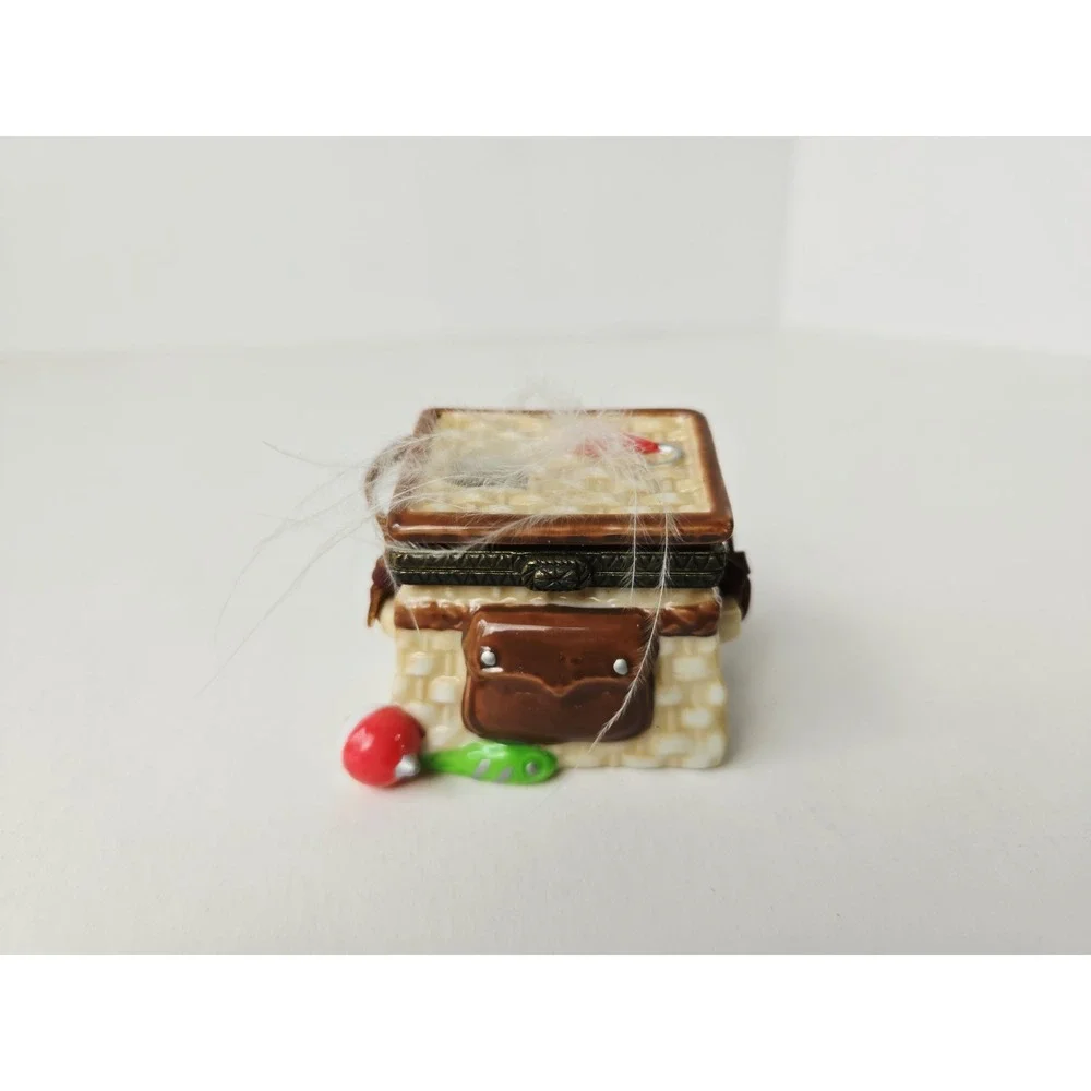 Midwest of Cannon Falls Trinket box fishing box basket with fish